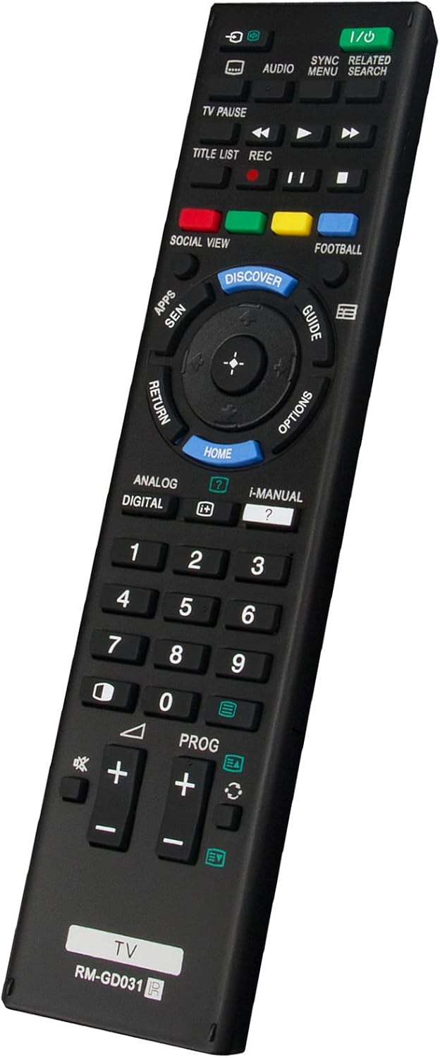 New RM-GD031 RMGD031 Replacement Remote Control for Sony Bravia TV KDL-40W600B - Image 3