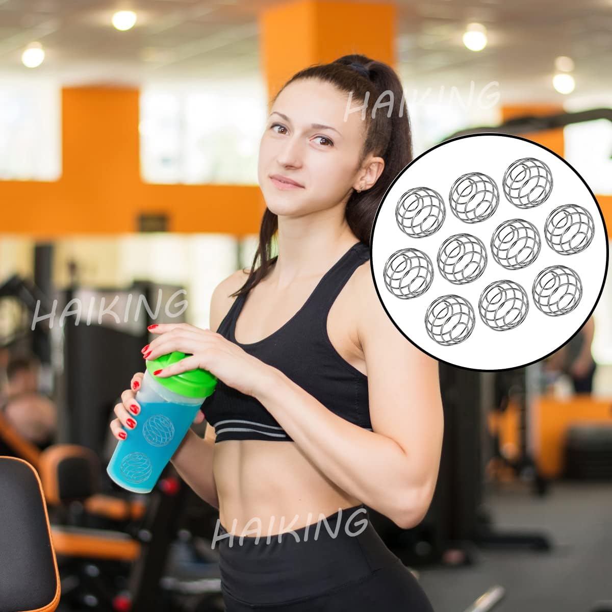 Blender Ball, 10 Pcs Food Grade Stainless Steel Milk Shaker Ball for Protein - Image 5
