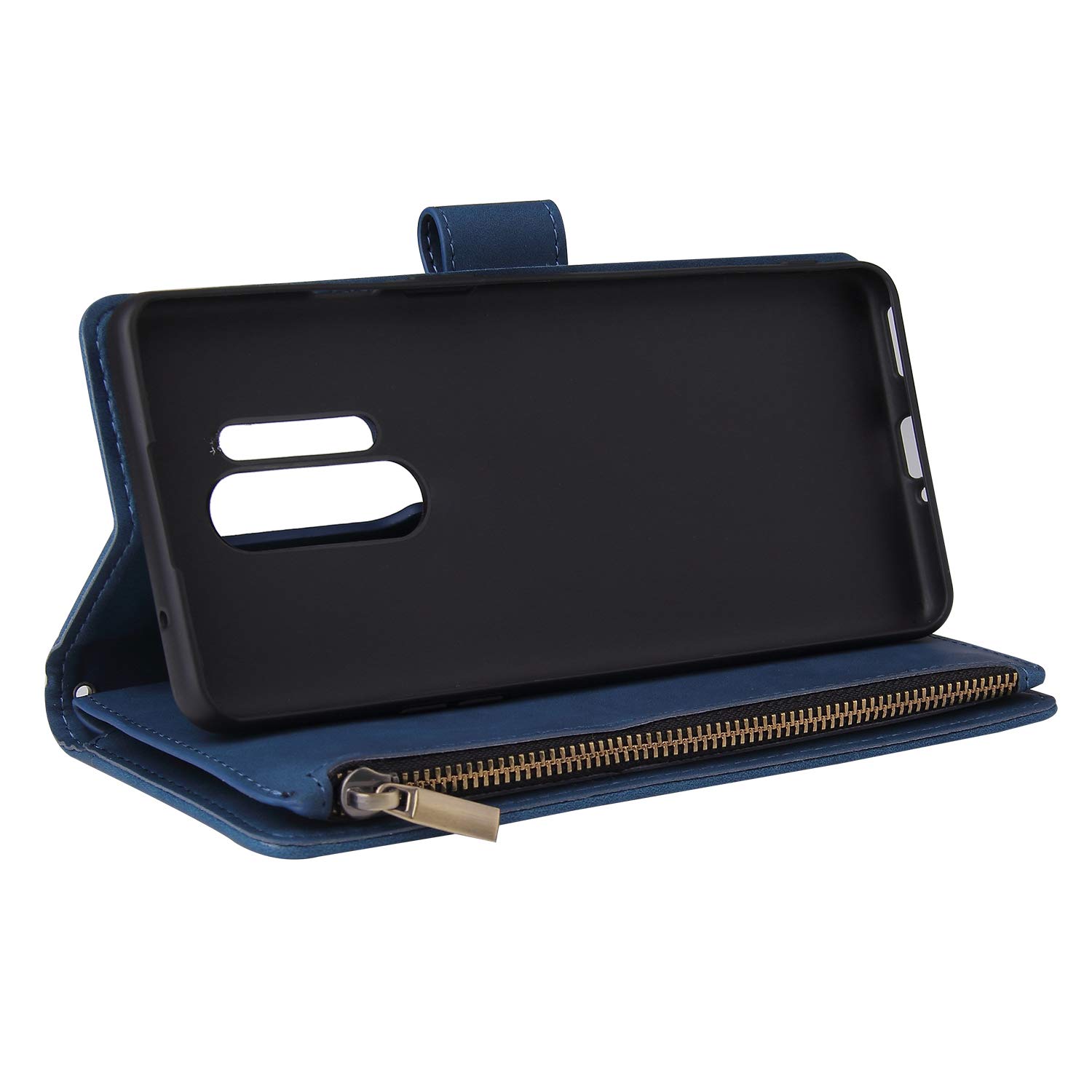 For OnePlus 8 Pro 5G Tempered Glass Screen Protector and Leather Flip Wallet - Image 3