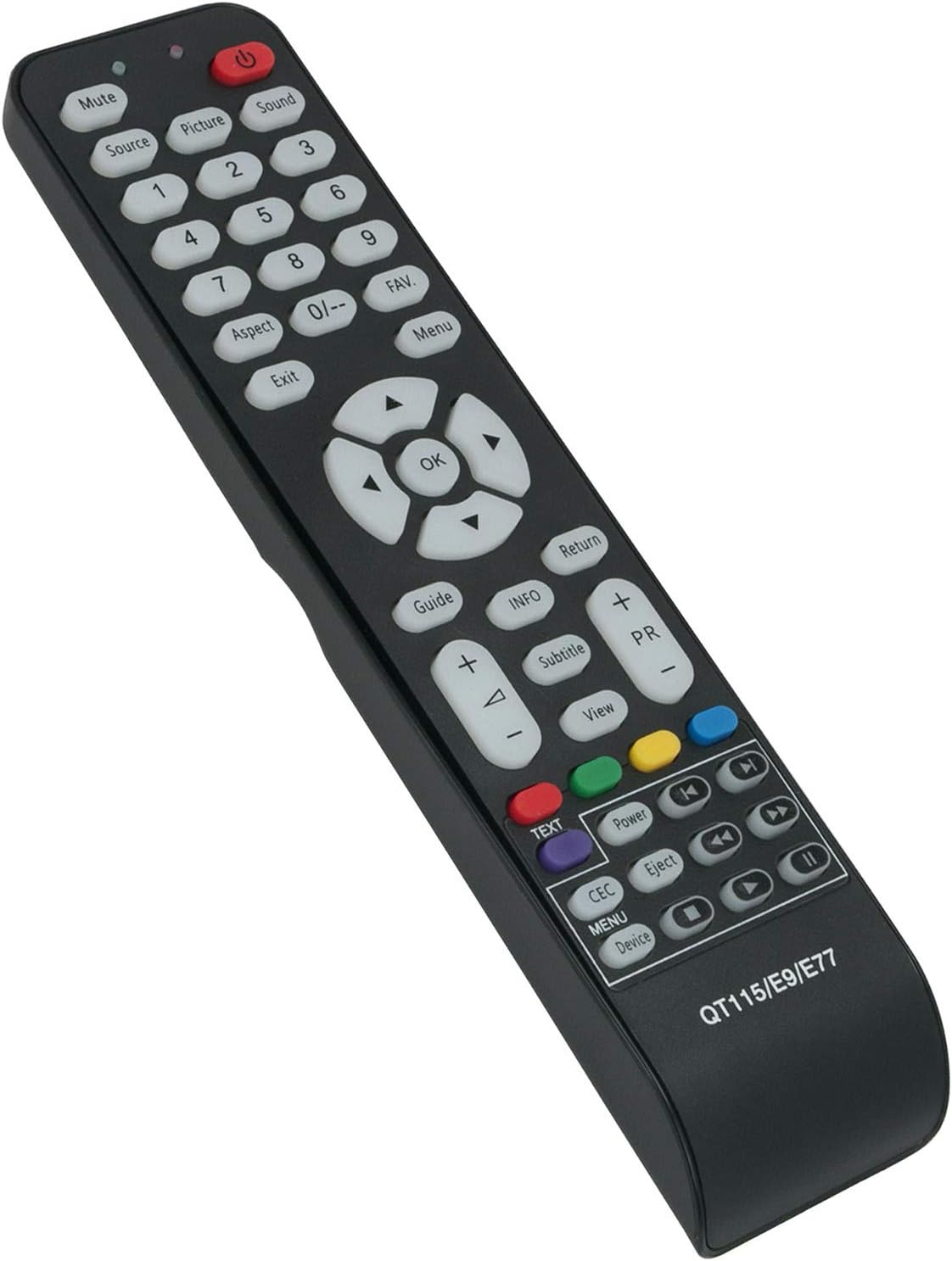 QT115 QTE9 QTE77 Remote Control Compatible with Soniq HD LCD IDTV QSL326T - Image 2