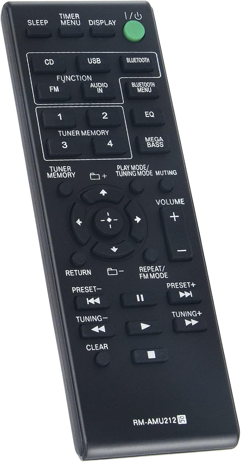 New RM-AMU212 RMAMU212 Replacement Remote Control fit for Sony Home Audio System - Image 3