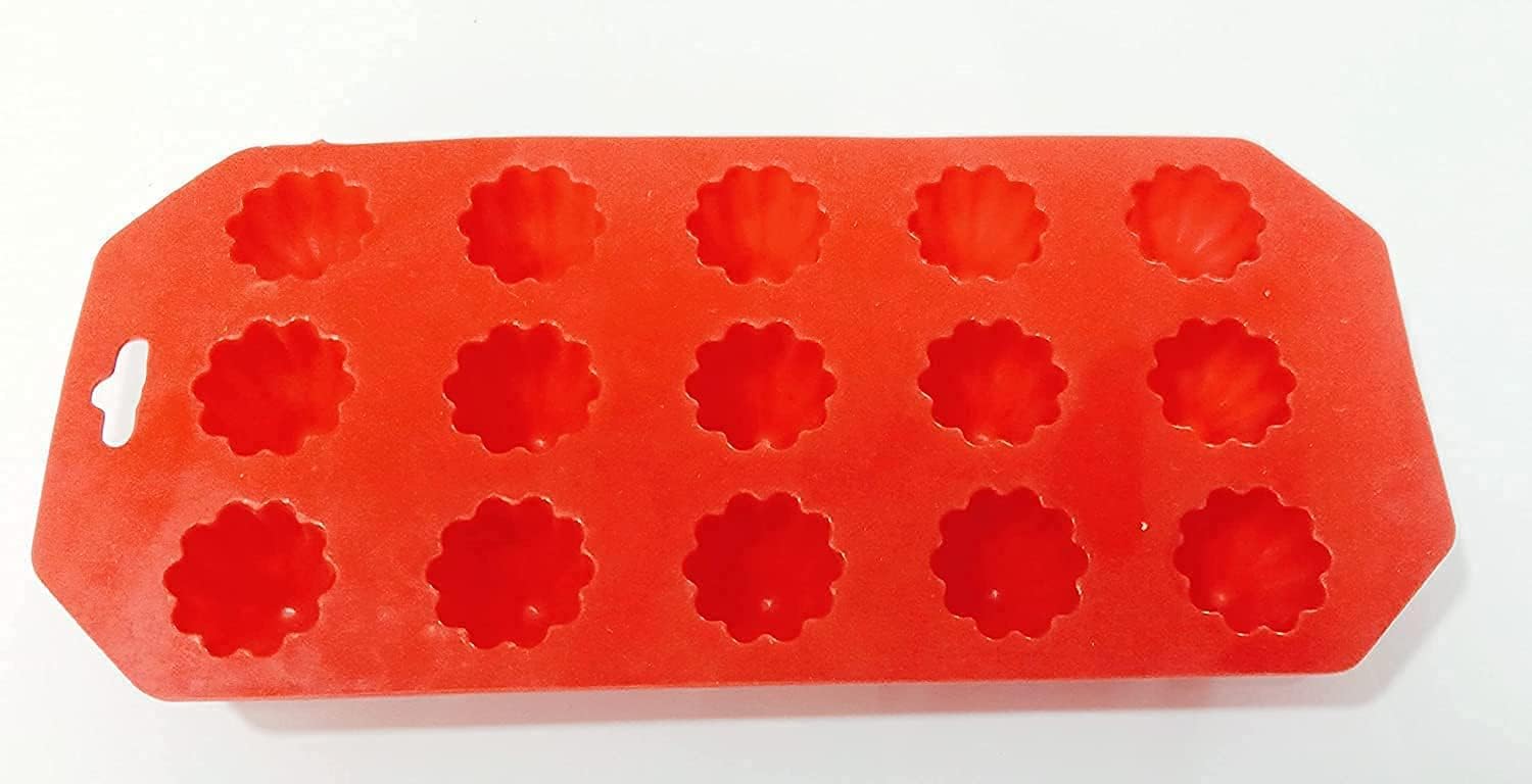 Silicone Modak Mould Modak Shape 15 in 1 Chocolate Mould| Silicon Brown - Image 6