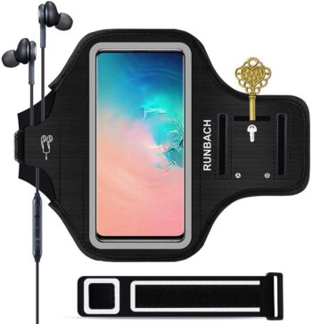 Water Resistant Running Armband Fingerprint Touch, Adjustable Strap Case