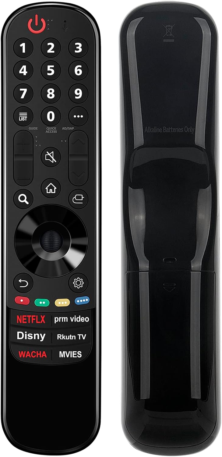 MR21GA IR Remote Replacement for LG OLED TV, QNED Mini-LED TV, NanoCell TV