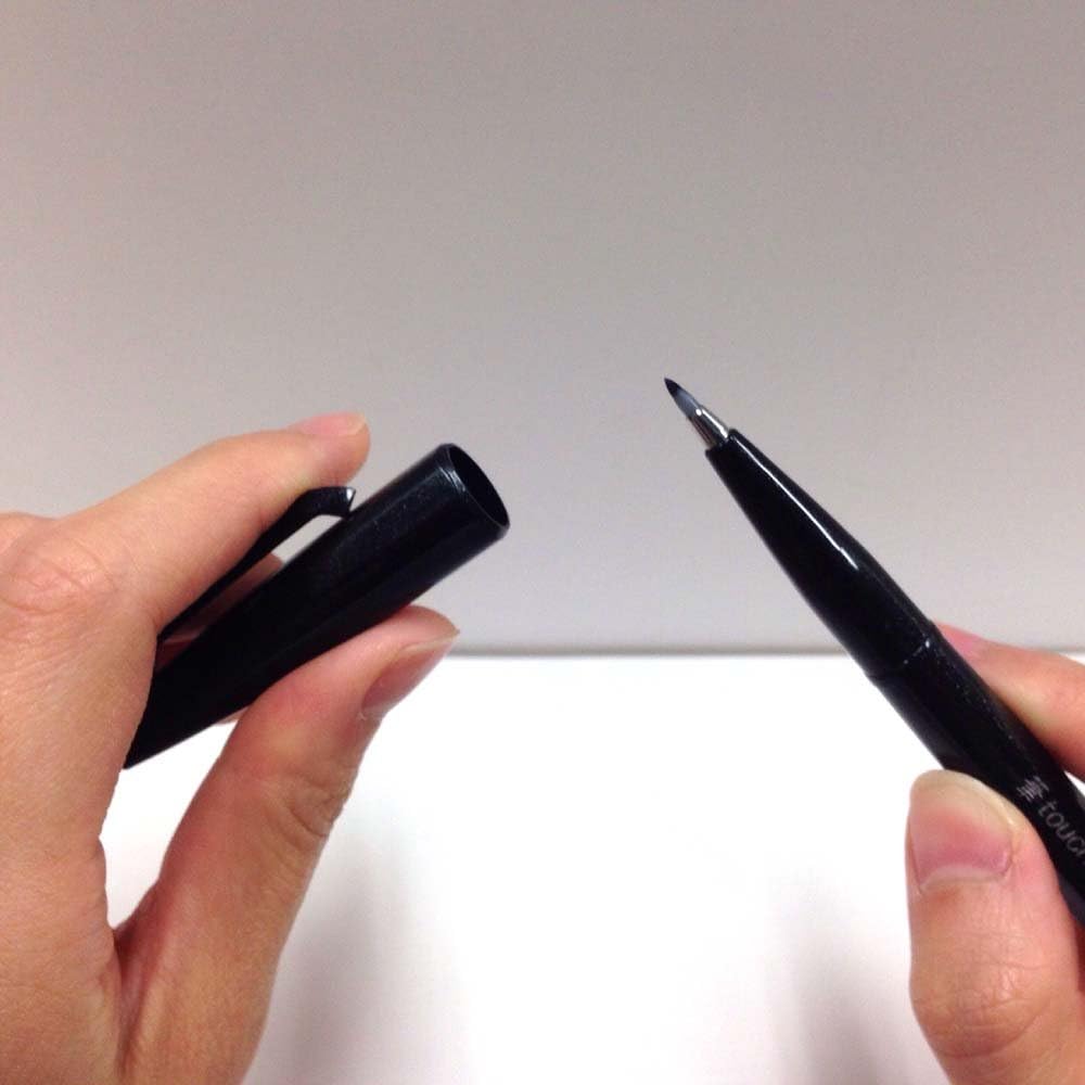 Pentel SES15C-12 Autograph Pen, Brush Touch, Set of 12 Colors - Image 3