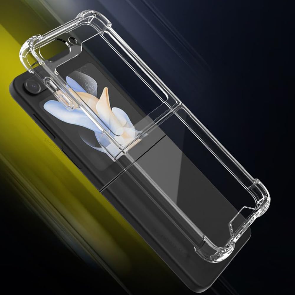 Samsung Galaxy Z Flip 5 5G Protective Acrylic + TPU Case - Clear - Image 6