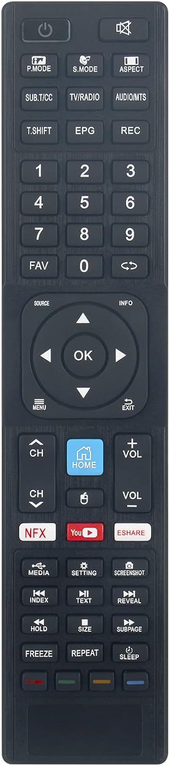 New RM-C3401 Replacement Remote Control for JVC 4K UHD Smart LED TV LT-55N775A