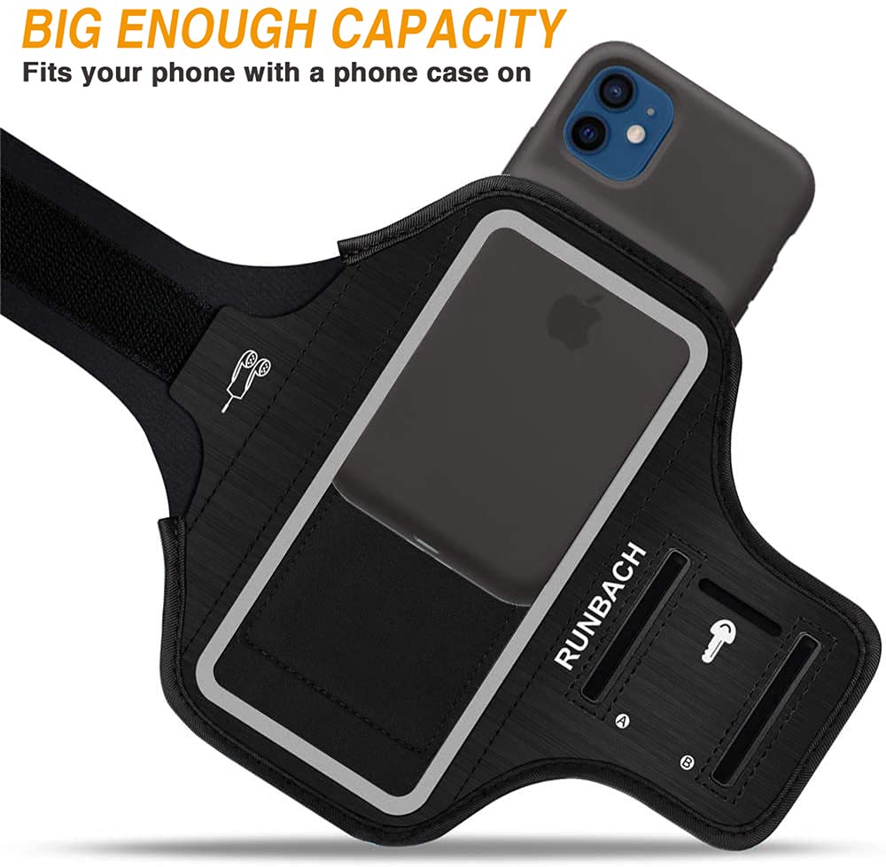 Armband for iPhone Sweatproof Running Exercise Gym Bag with Card Slot - Image 7