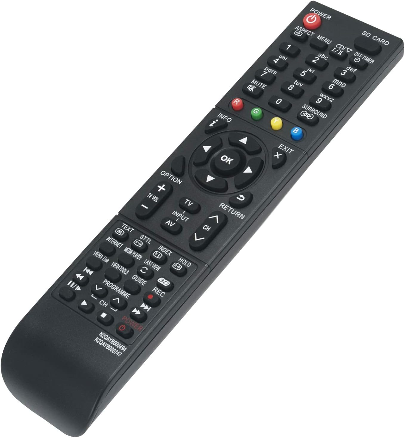 New N2QAYB000494 N2QAYB000747 Remote Control Compatible with Panasonic Viera - Image 4