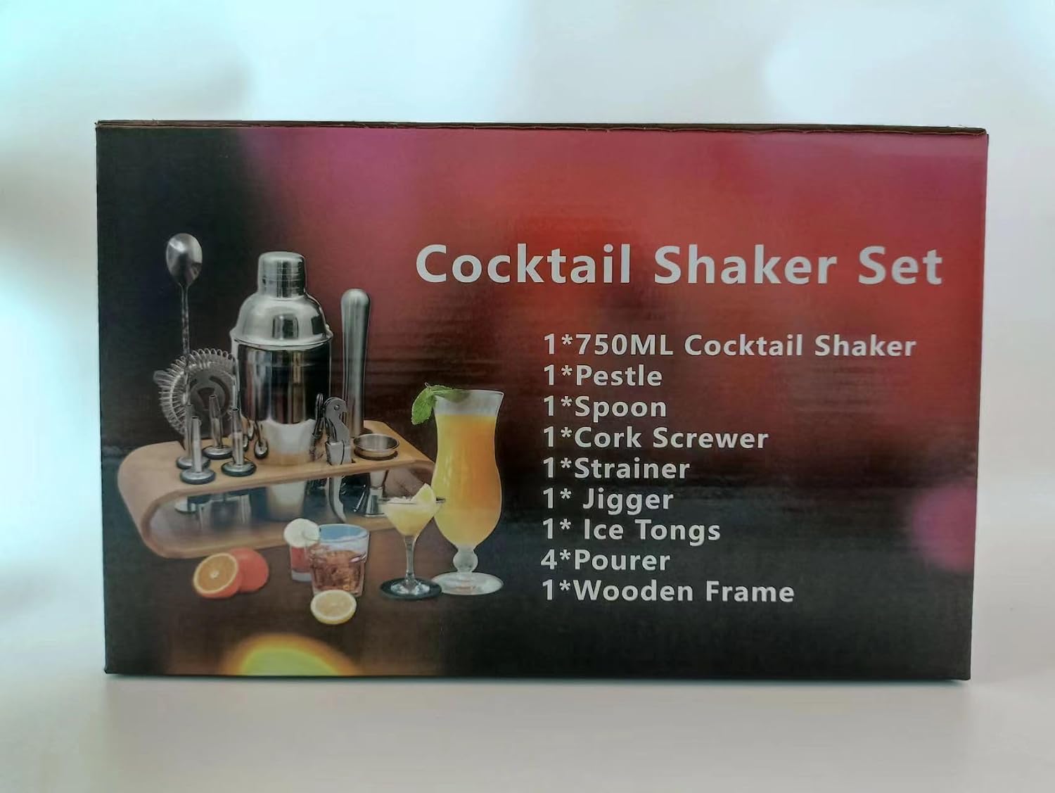 Cocktail Making Set, Cocktail Shaker Set 750ml Stainless Steel Bar Tool Set - Image 10