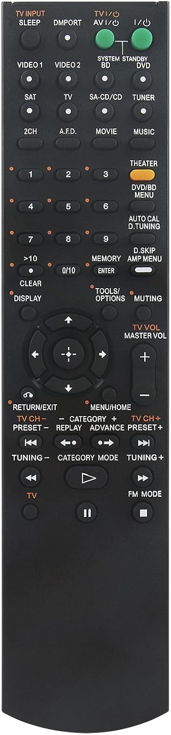 New RM-AAU021 RMAAU021 Replacement Remote Control fit for Sony Multi Channel AV