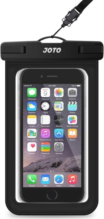 Waterproof Cellphone Dry Bag Case up to 6.9" - Black