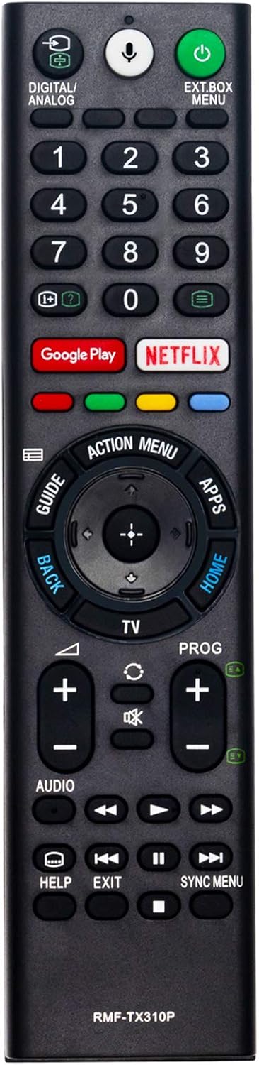 RMFTX310P Replacement Voice Remote Control fit for Sony Bravia TV
