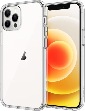 Case for iPhone 12/12 Pro 6.1-Inch, Non-Yellowing Shockproof Phone Bumper(Clear)