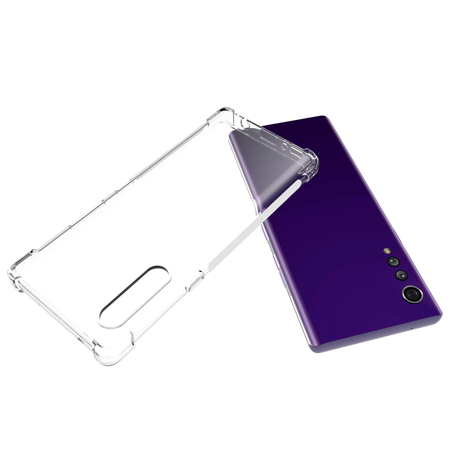 LG Velvet Clear TPU Four Corners Protective Transparent Case - Image 4