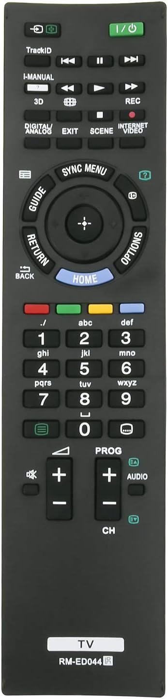 New RM-ED044 Replacement Remote Control fit for Sony Bravia LCD TV KDL-32EX720