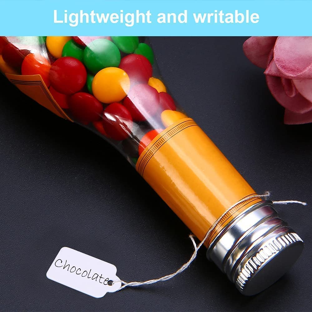 White Marking Writable Tag Display Label,White Paper Tag Jewelry Price Tag - Image 6