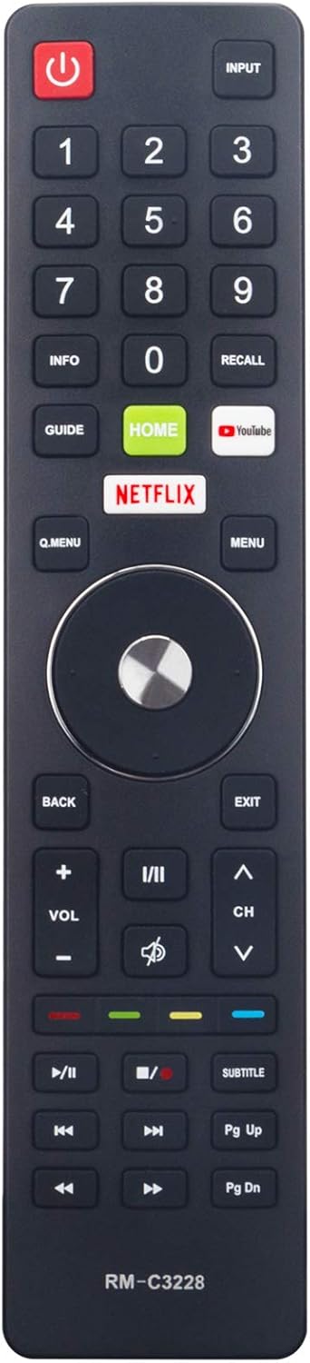 RMC3228 Replacement Remote Control Suit for JVC LED Smart TV