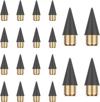 20 PCS Inkless Pencil Replaceable Refill, Infinite Graphite Nib, Nib Metal