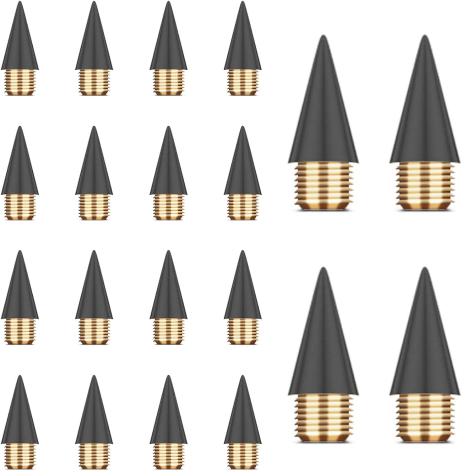 20 PCS Inkless Pencil Replaceable Refill, Infinite Graphite Nib, Nib Metal