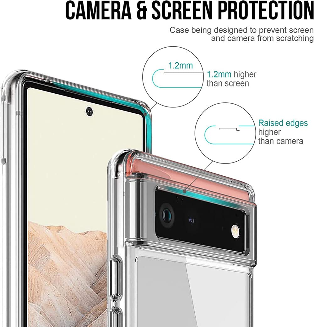 For Google Pixel 8 pro Case Clear Transparent Cover Drop Shockproof Protection - Image 5