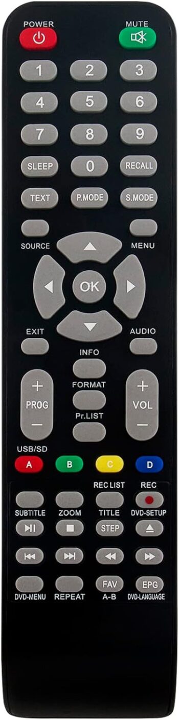 New Replacement Remote Control fit for Viano and VIVO Plasma, LCD, LED TV'S