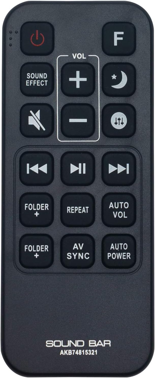 New AKB74815321 Remote Control Suit for LG Wireless Sound Bar SH5B SJ5Y