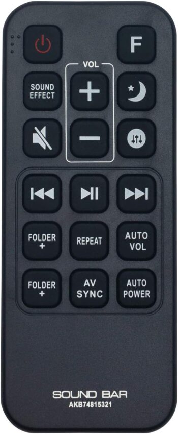 New AKB74815321 Remote Control Suit for LG Wireless Sound Bar SH5B SJ5Y