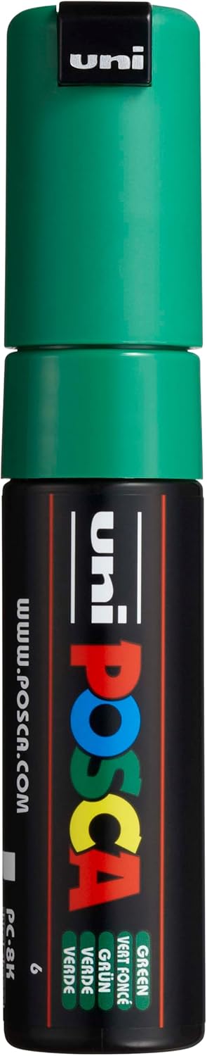 8mm Chisel Tip Marker, Green
