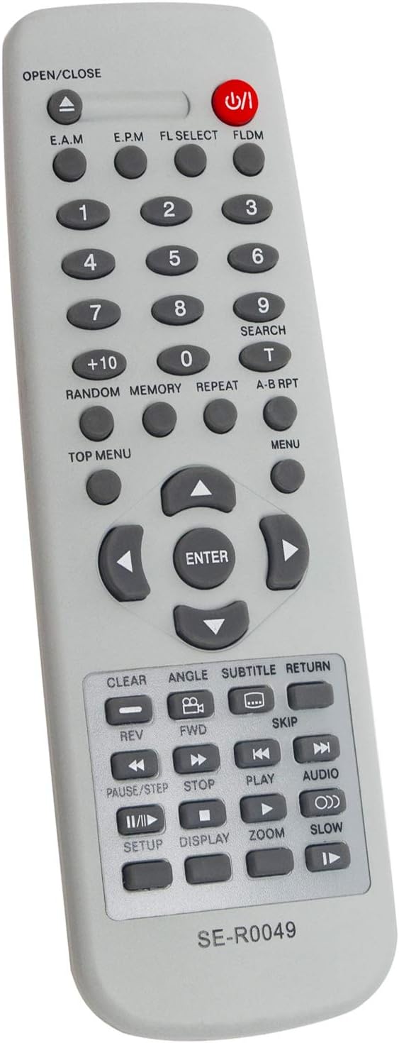 New SE-R0049 Remote Control for Toshiba DVD Video Player SD-1700 SD-1750 - Image 2