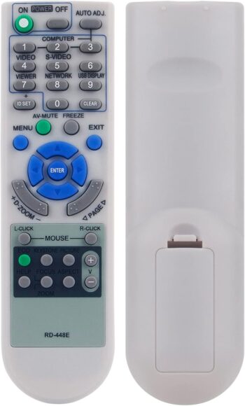 RD448E Replacement Remote Control for NEC Portable Projector M Series