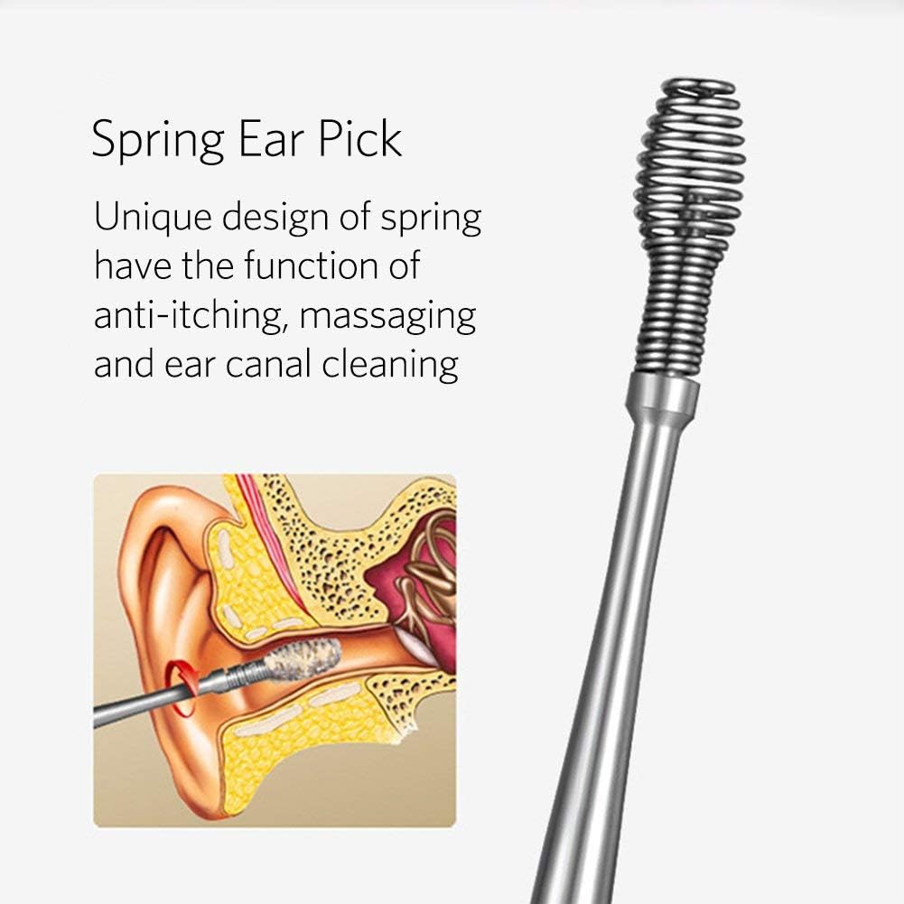 Stainless Steel Ear Pick, Earwax Removal Kit - 8 pcs - Image 5