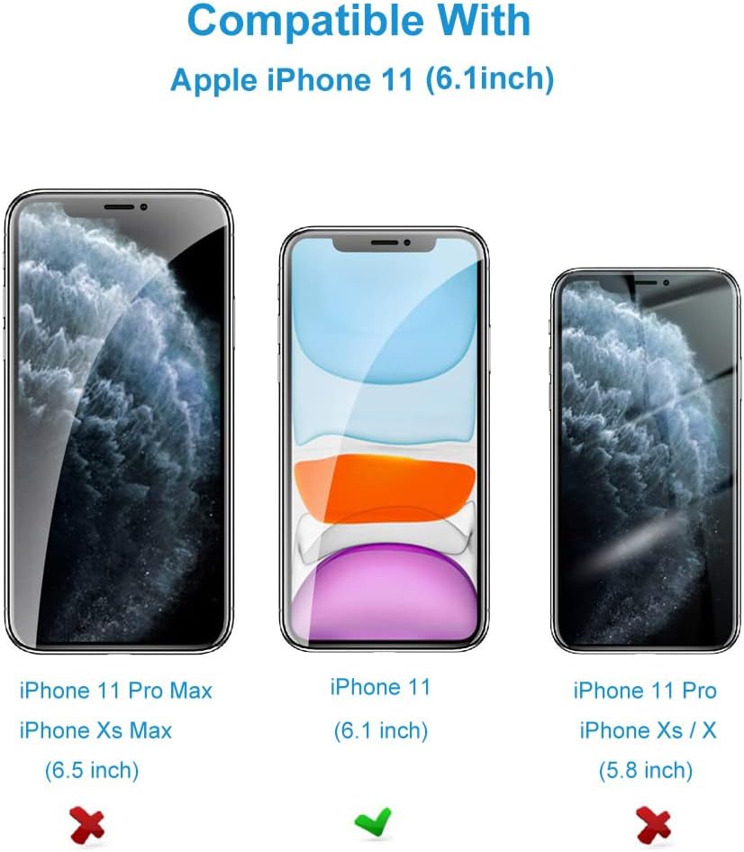 Clear Case Cover for Apple iPhone 11 (6.1 inch), Air Hybrid Slim Fit Shockproof - Image 2