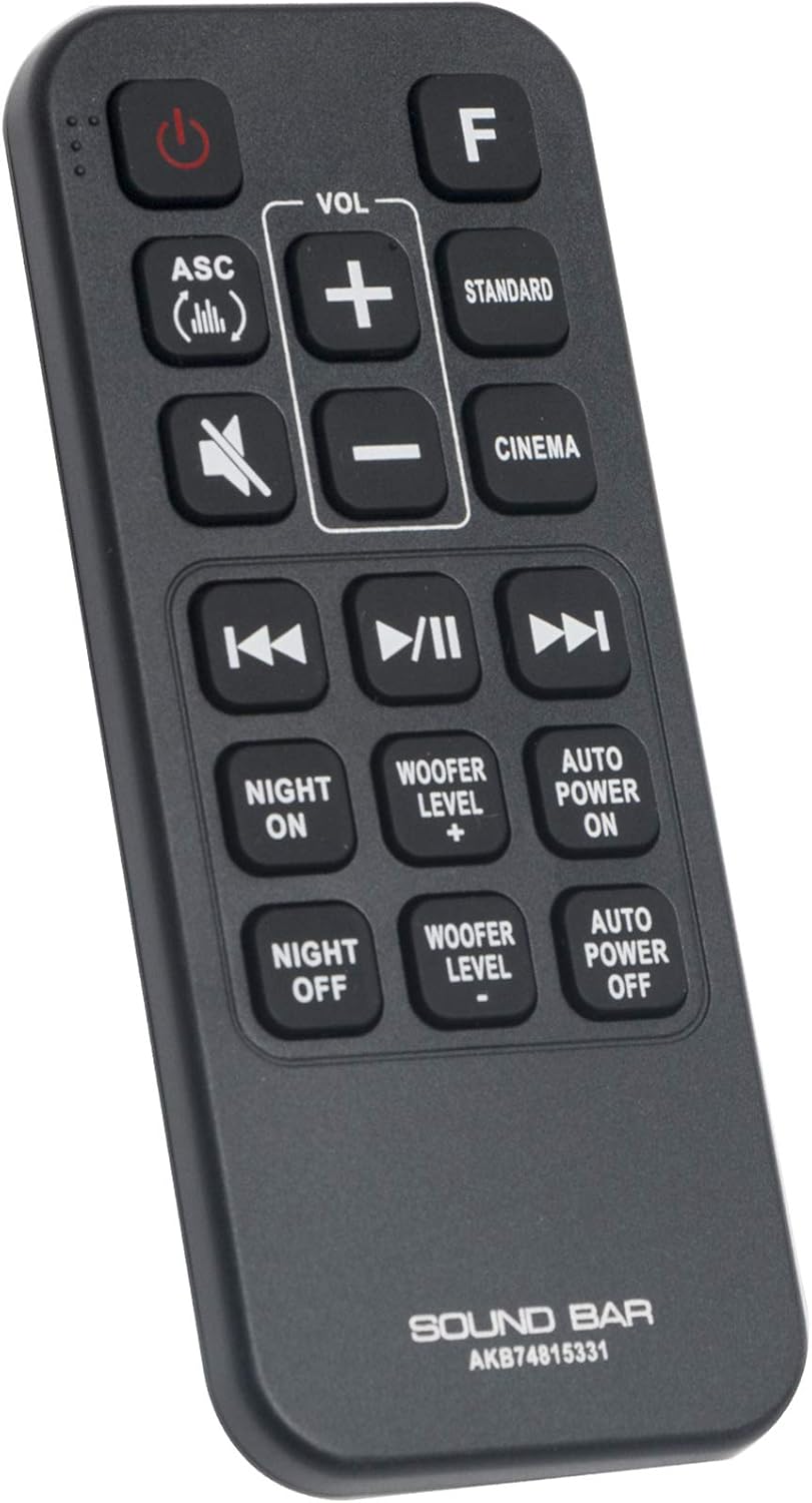 Replacement Remote Control Suit for LG Soundbar Wireless Subwoofer - Image 2