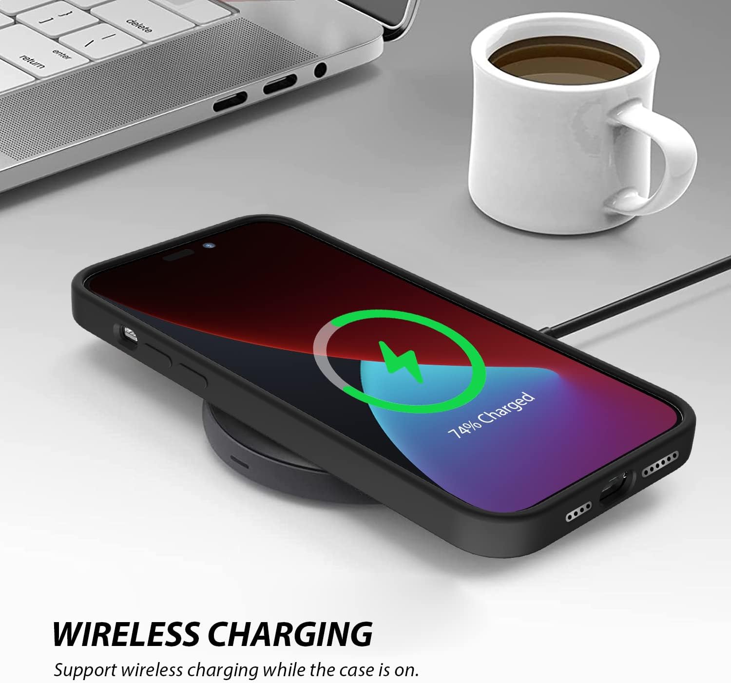 For iPhone 14 Pro Max Case Silicone Anti-Scratch Rubber Shockproof Case (2022) - Image 6