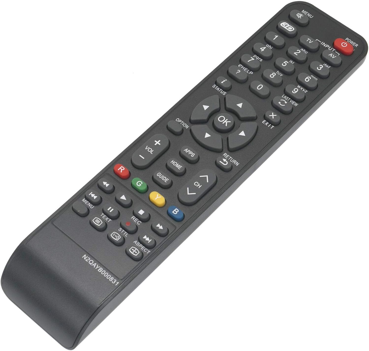 New N2QAYB000831 Remote fit for Panasonic Viera LED TV TH-L42ET60A TH-L50ET60A - Image 2