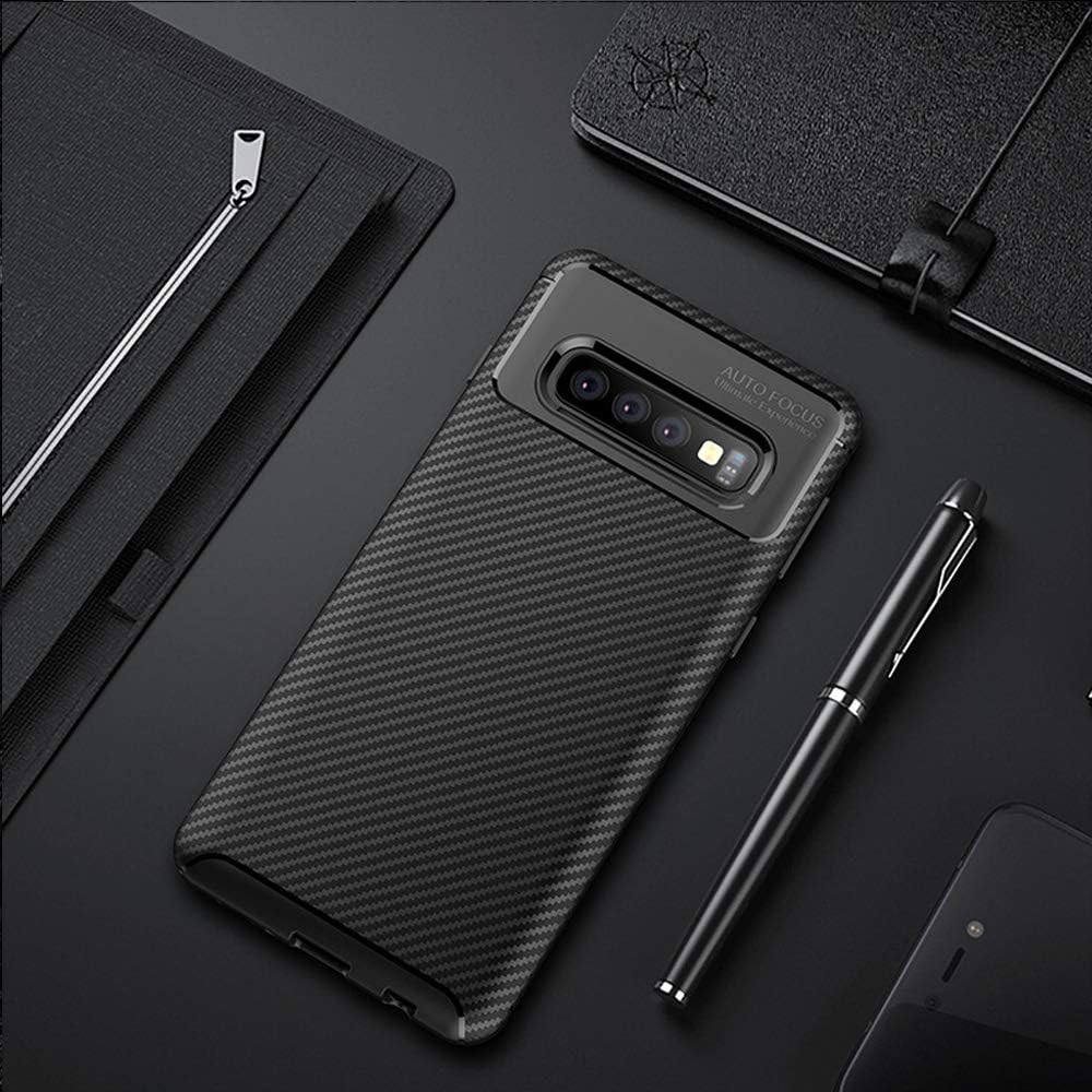 For Samsung Galaxy S10 Case, Protective Carbon Fiber Lightweight Ultra Thin Slim - Image 4