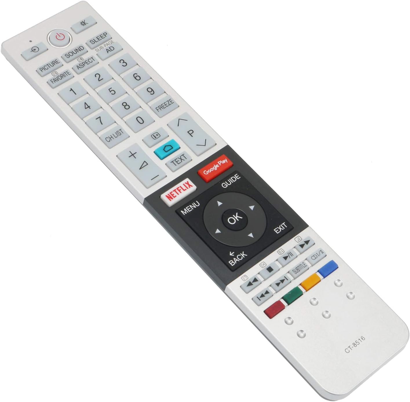 New CT-8516 Replacement Remote Control fit for Toshiba HDMI LED LCD TV 49U9750 - Image 3