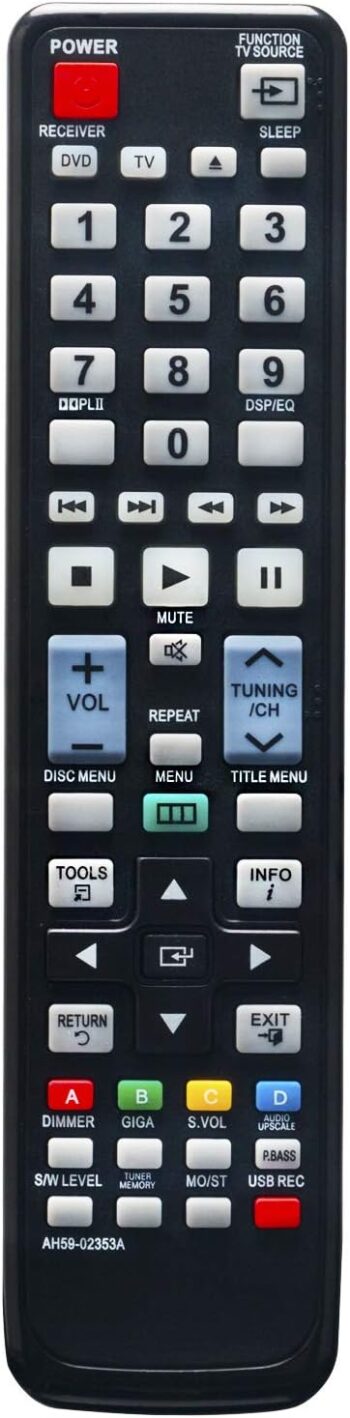 New AH59-02353A Remote Control with Samsung Digital Home Entertainment System