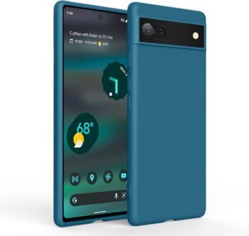 For Google Pixel 6A (2022), Rubber Dust-Proof Shockproof Scratch Resistant