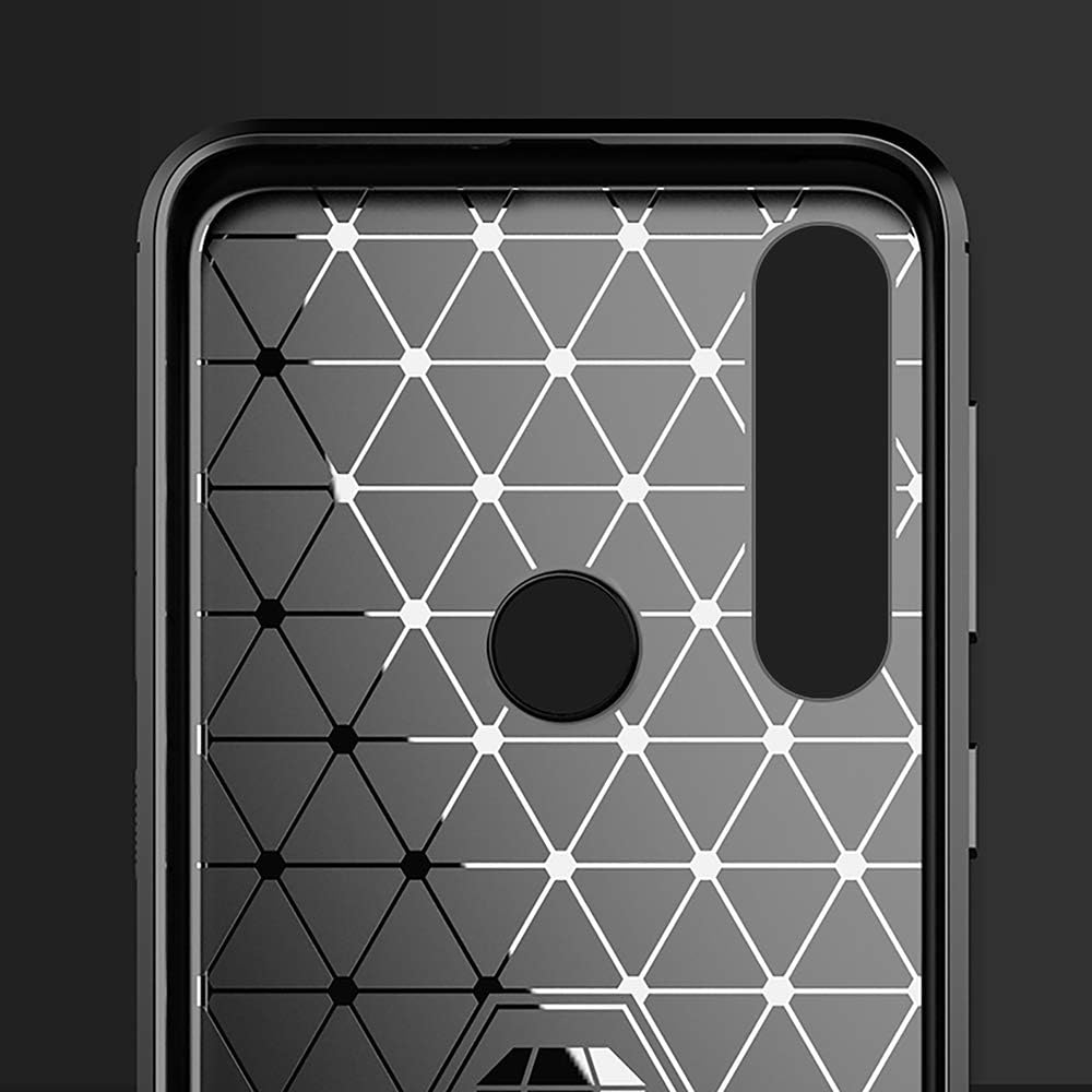 Moto G8 Plus Slim Thin Soft TPU Case w Tempered Glass Screen Protector - Image 5