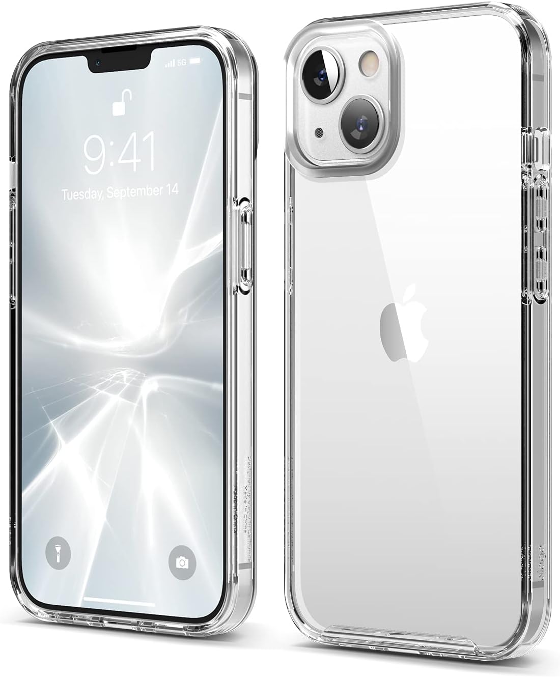 Clear Case for iPhone 13 Case, PC + TPU Hybrid Technology (Transparent) - Image 9