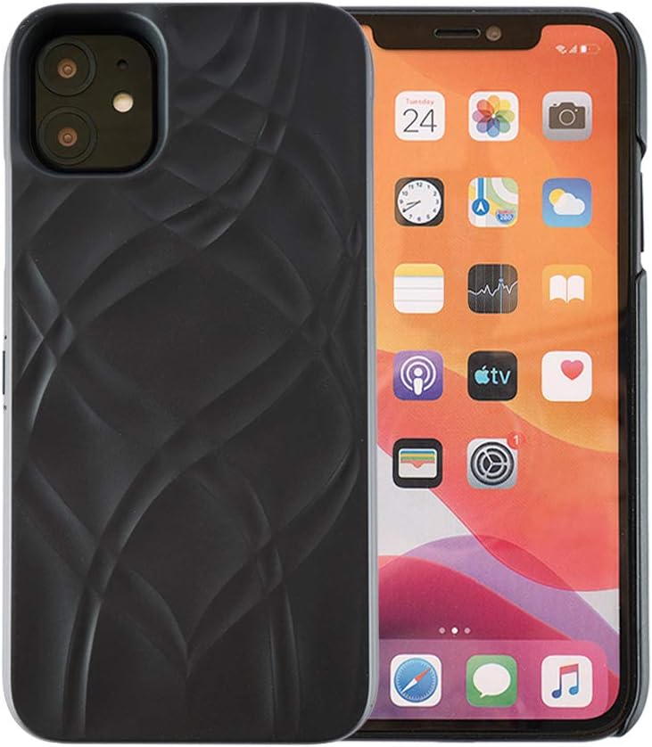 For iPhone 11 (2019), Hidden Back Mirror Wallet Case with Stand - 6.1" - Image 2