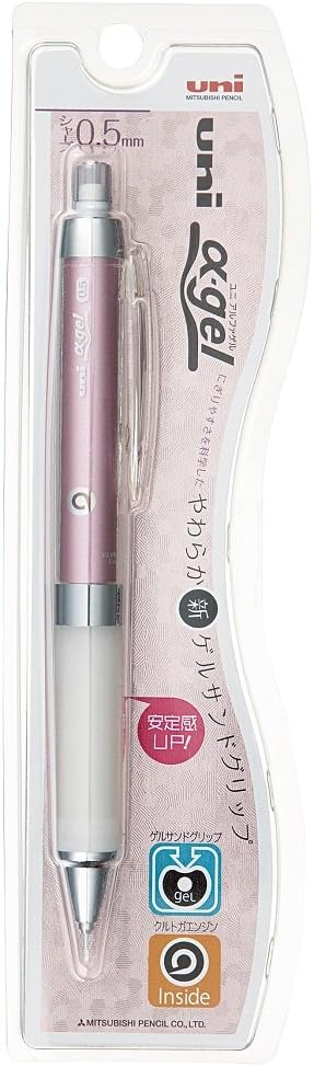Uni Alpha-Gel Kuru Toga Mechanical Pencil, 0.5 mm, Noble Pink Body - Image 2