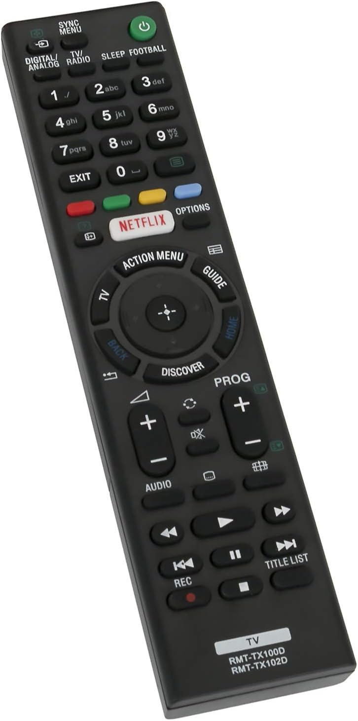 New RMT-TX100D RMT-TX102D Replacement Remote Control fit for Sony TV KD-65X8508C - Image 3