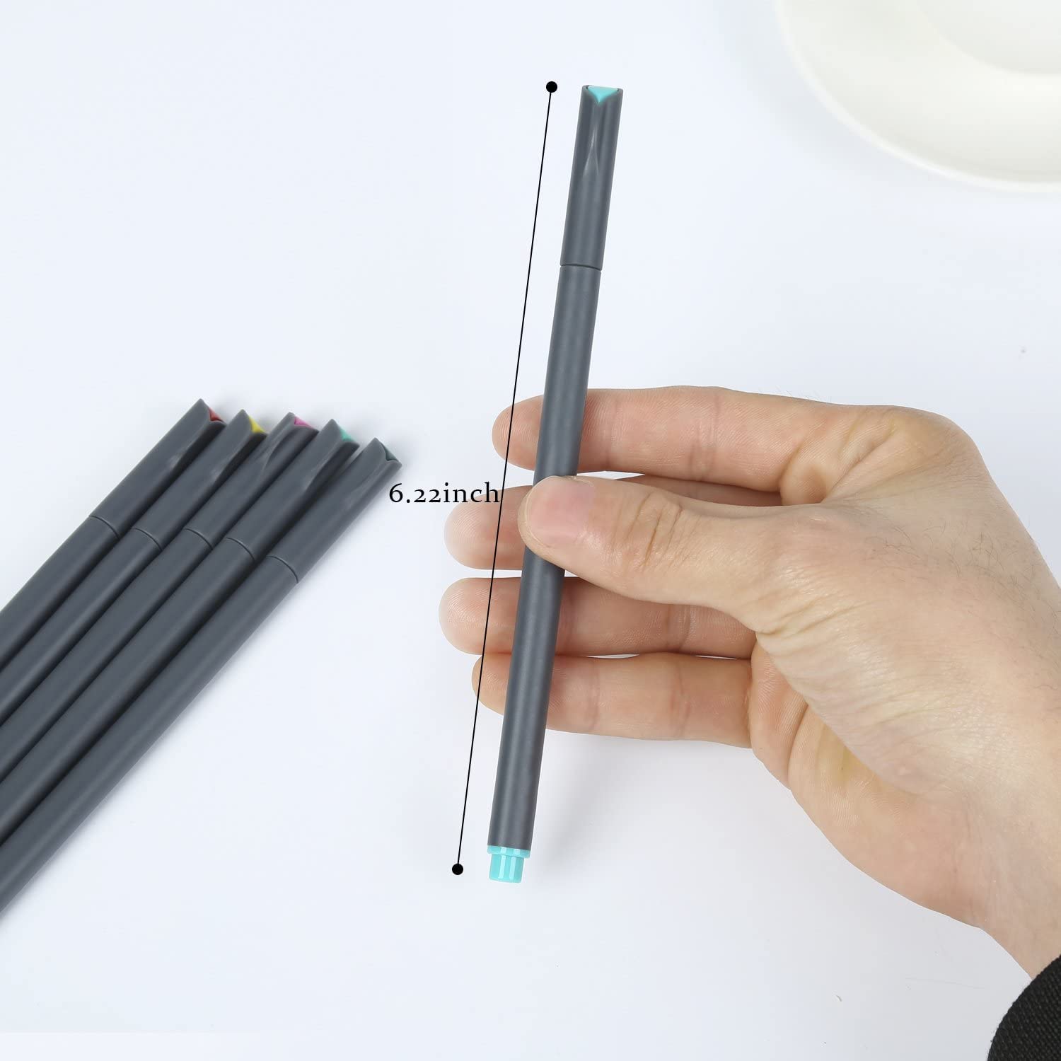 Fineliner Color Pens Set, 0.38mm Fine Tip Pens, Porous Fine Point, 24 Pack - Image 5