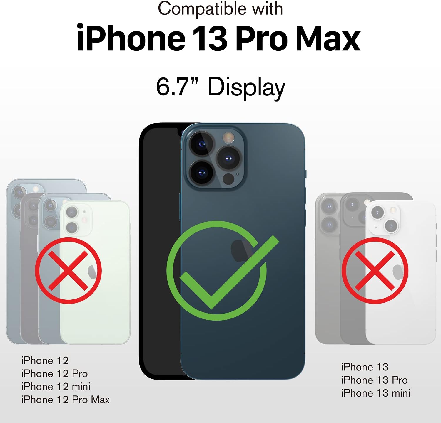 Apple iPhone 13 Pro Max (6.7"), Military Grade Drop Protection Flip Leather Case - Image 2