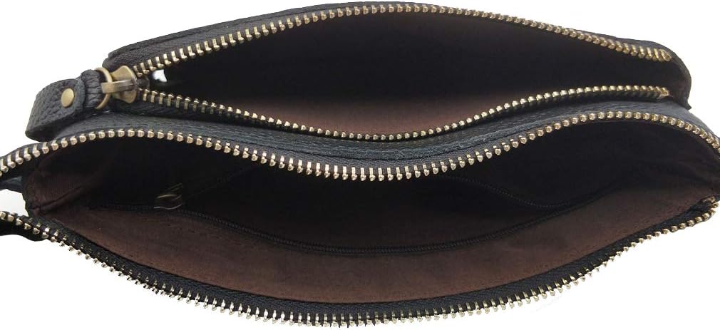 Leather Fanny Pack Waist Bag for Men Travel Hiking, Running, Hip Bum Belt - Image 6