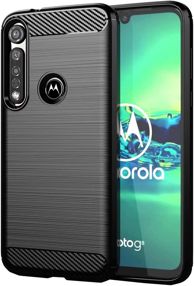 Moto G8 Plus Slim Thin Soft TPU Case w Tempered Glass Screen Protector - Image 8