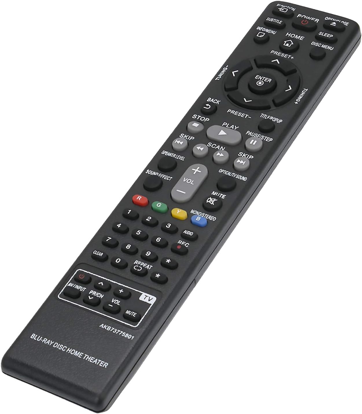 New Remote Control AKB73775801 for LG 3D Blu-ray/DVD Home Cinema/Theater System - Image 2